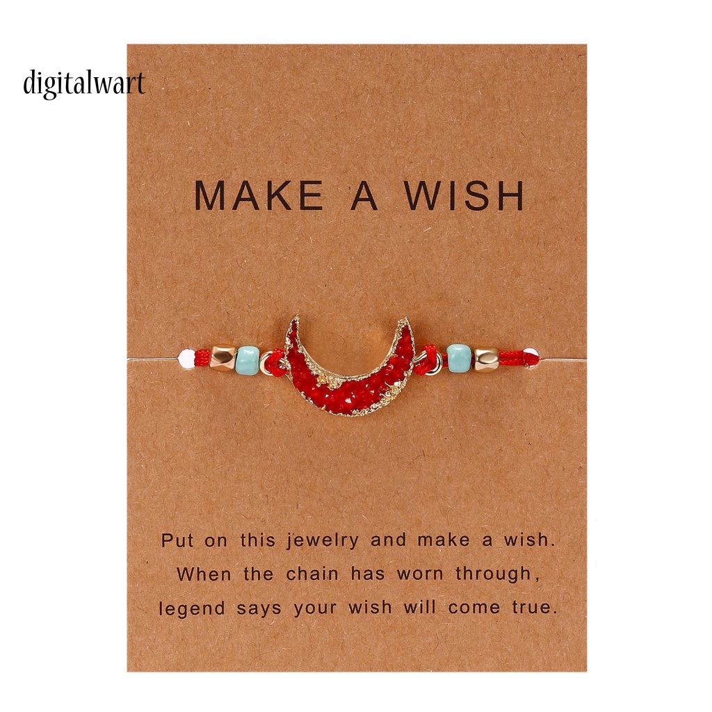 Kỹ Thuật Số| Vòng Tay Hạt Resin Thân Thiện Với Da Mặt Trăng Thời Trang Cho Nữ