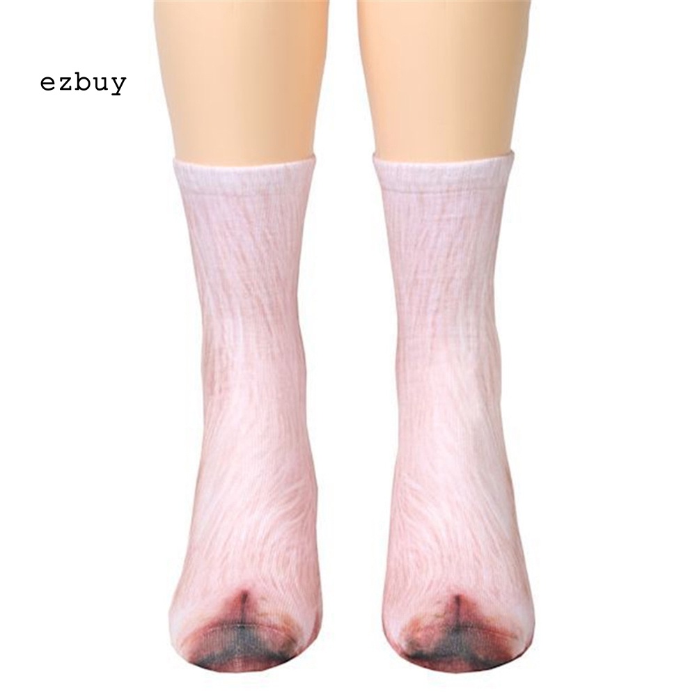 Vớ Co Giãn Thoáng Khí In Hình Móng Vuốt Động Vật 3D Vui Nhộn Cho Người Lớn Và Trẻ Em