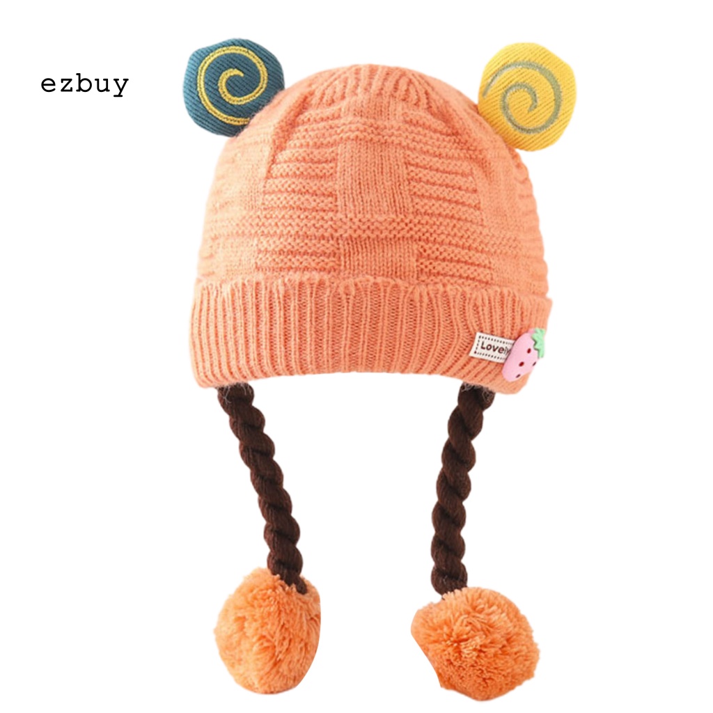 Mũ Len Beanie Chống Mòn In Họa Tiết Sáng Tạo Dùng Làm Đạo Cụ Chụp Ảnh Cho Bé Sơ Sinh