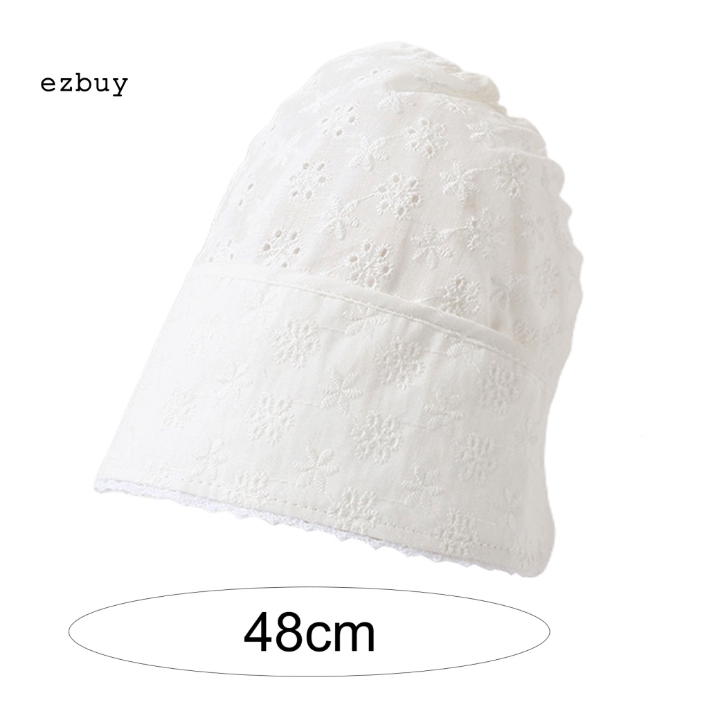 Mũ Cotton Họa Tiết Hoa Thanh Lịch Có Thể Điều Chỉnh Cho Bé Sơ Sinh