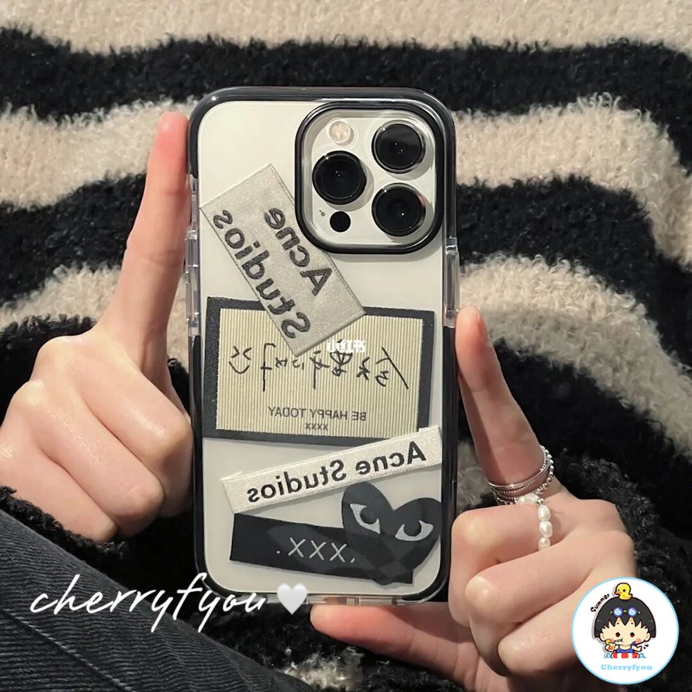 Ốp Điện Thoại TPU Dẻo Trong Suốt Họa Tiết Logo Thời Trang Chống Sốc Cho IPhone 11 12 13 14 Pro Max