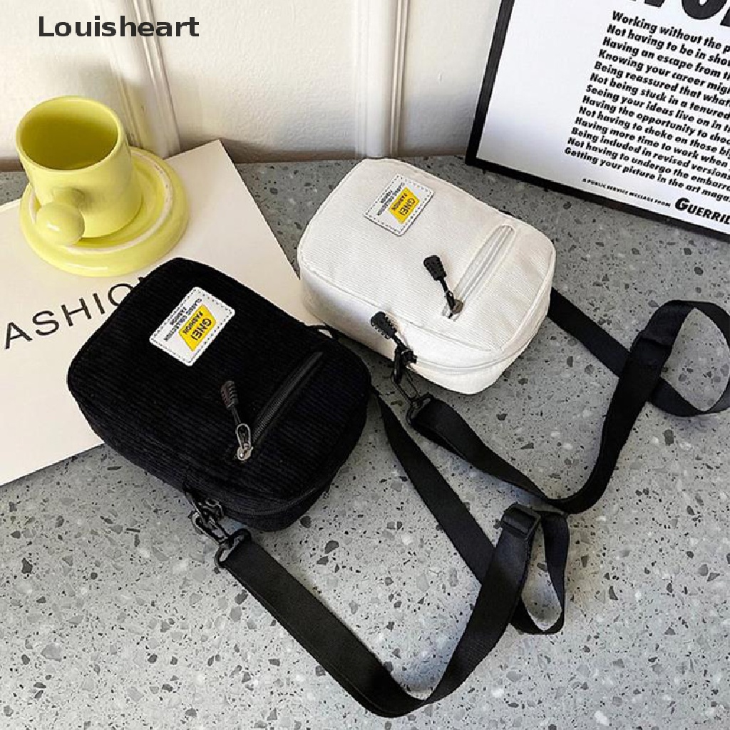 Túi Đeo Chéo Vai Bằng Vải Thời Trang Louisheart TFG