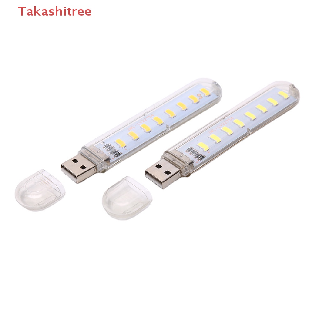 Đèn LED Đọc Sách 8 Bóng SMD 5V Ánh Sáng Trắng Ấm Kết Nối USB