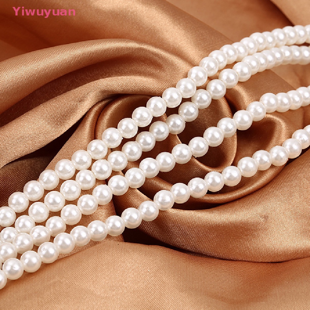 < Yiwuyuan > Vòng cổ Dài Mặt Ngọc Trai Thanh Lịch Quà Tặng Trang Sức Ch