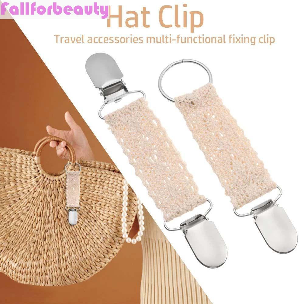 Kẹp Giữ Nón / Ba Lô / Túi Xách Du Lịch Phối Ren Xinh Xắn Giá Đỡ
