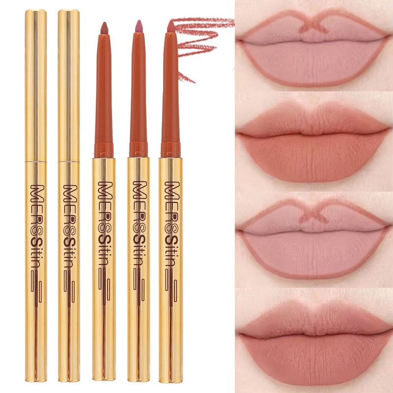 Bút Kẻ Viền Môi Chống Thấm Nước Lâu Trôi Không Dính Thành Cốc