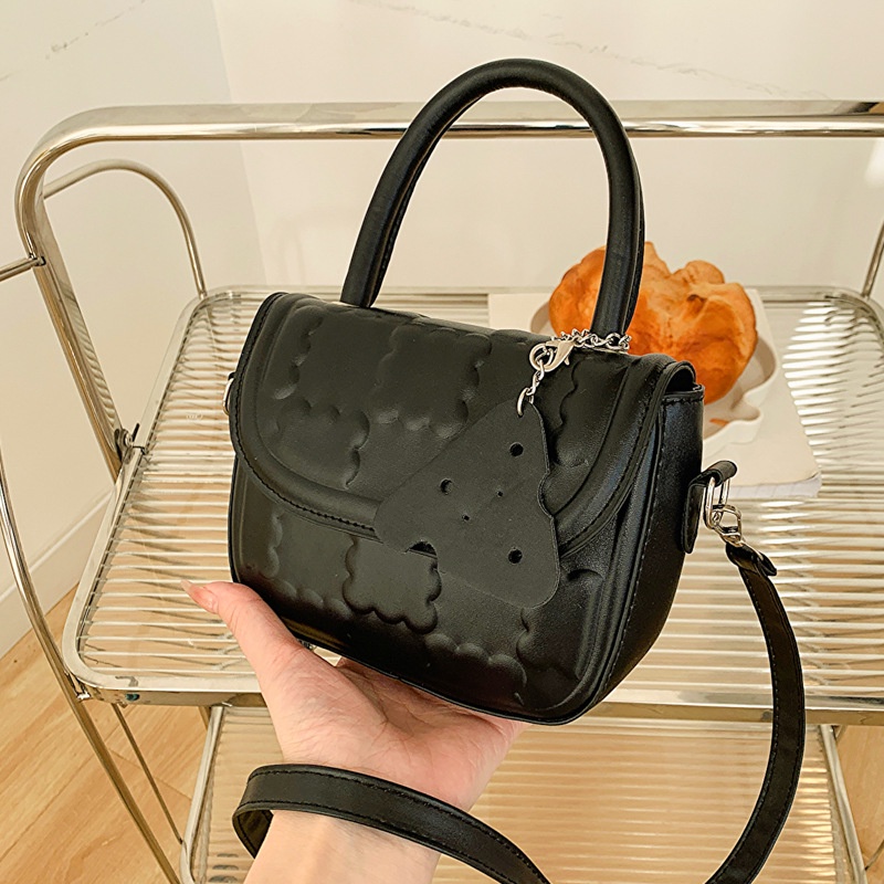 Túi xách JASMIN NOIR bằng da PU họa tiết hoa thời trang cho nữ