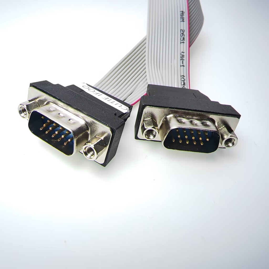 Dây Cáp Phẳng 30cm Kết Nối VGA 15Pin Với Thẻ Đồ Họa