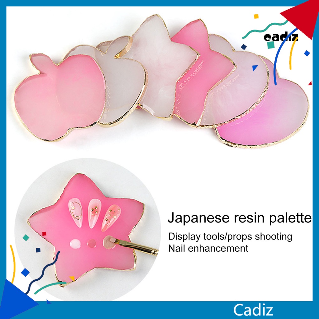 Khay Trưng Bày Màu Móng Tay Hình Tròn / Ngôi Sao / Trái Tim Dễ Thương Tiện Dụng