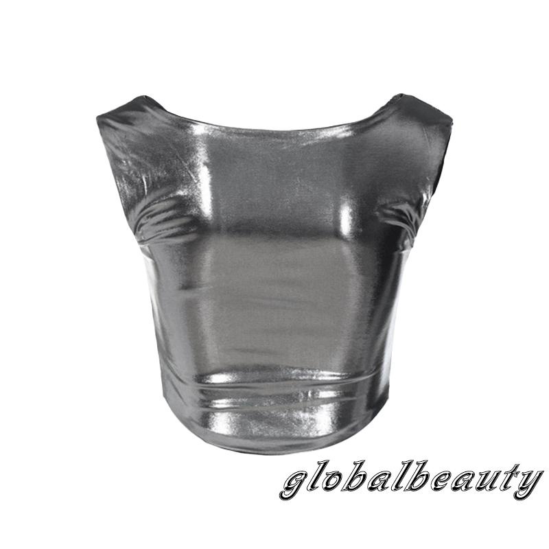 Áo Không Tay Cổ Tròn Dáng Ôm Màu Trơn Thời Trang Mùa Hè Dành Cho Nữ