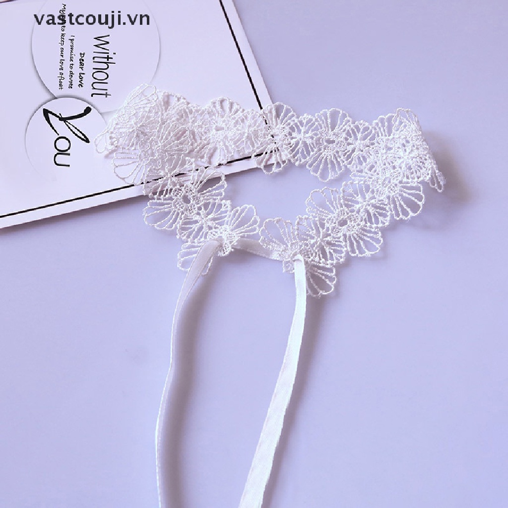 Vòng Cổ Choker Ren Có Thể Điều Chỉnh Phong Cách Gothic Ngọt Ngào Dễ Thương Cho Nữ