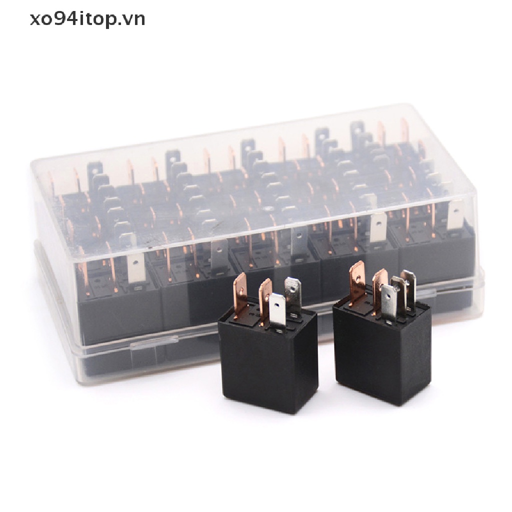 Rơ Le Báo Động Ô Tô 40 Amp DC 12V 40A 1NO 1NC SPDT 4 / 5 Pins