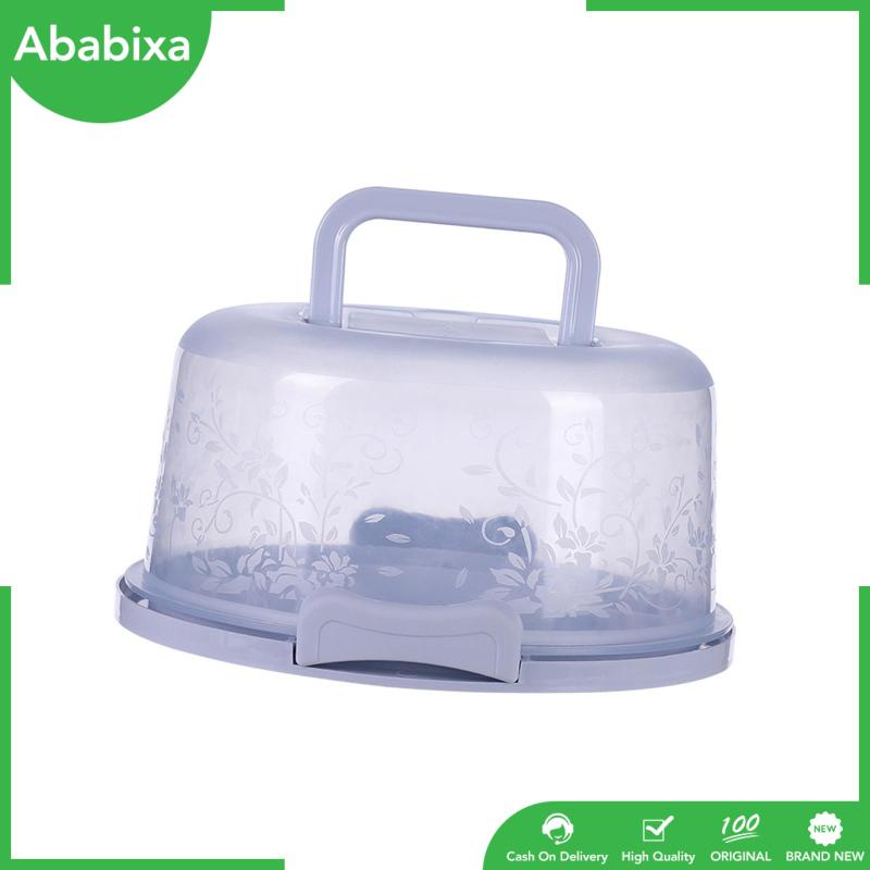 Giá Đỡ Bánh Kem Hình Tròn Có Nắp Và Tay Cầm Siêu Bền Tiện Dụng