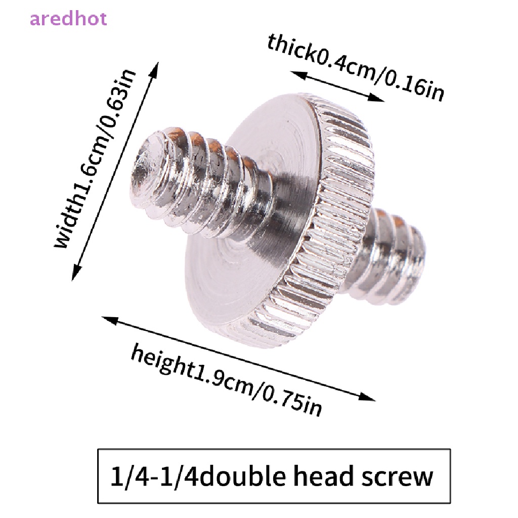 aredhot 22Pcs Camera Screw 1/4 to 3/8 Camera Mount Adapter Hot Shoe Adapter Set NEW