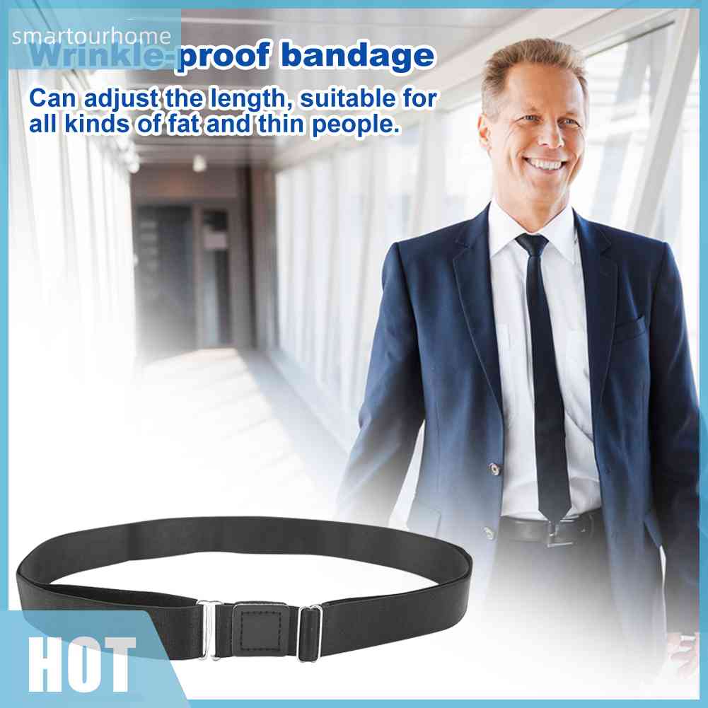 Dây Đai Giữ Áo Sơ Mi Chống Nhăn & Trượt Chỉnh Được Cho Unisex Mới