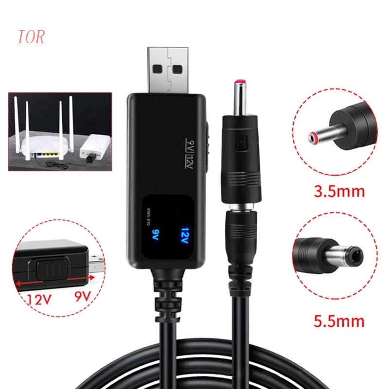 Bộ Chuyển Đổi Tăng Áp USB Sang DC 9V 12V 3.5 1.35mm Cho Loa USB