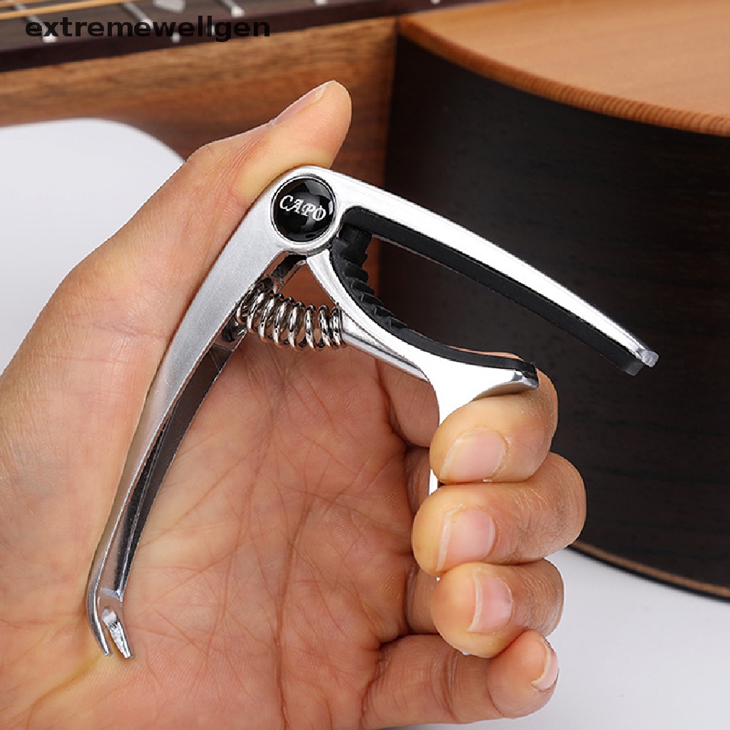 Kẹp Capo Bằng Kim Loại Cho Đàn Guitar Acoustic / Điện / Cổ Điển