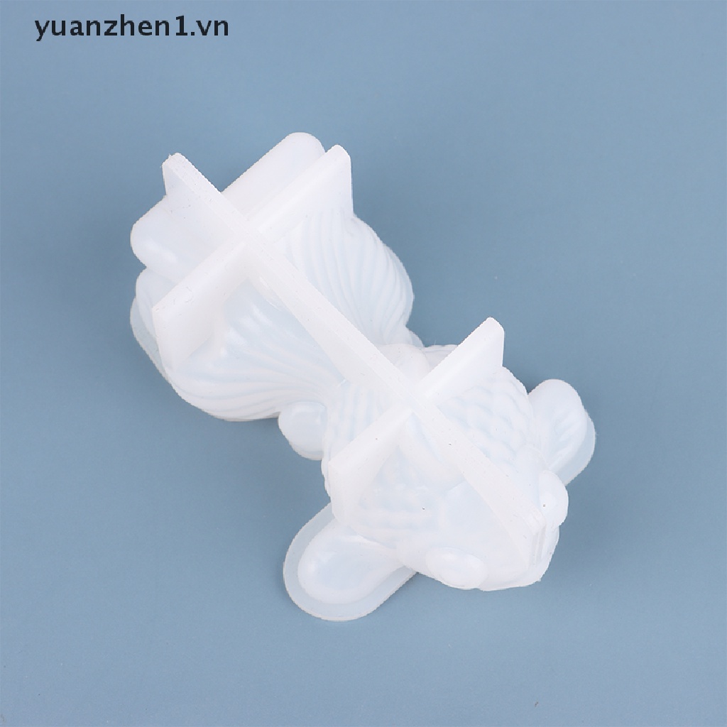 Set 2 Khuôn Silicon Làm Trang Sức Hình Cá Vàng 3D DIY