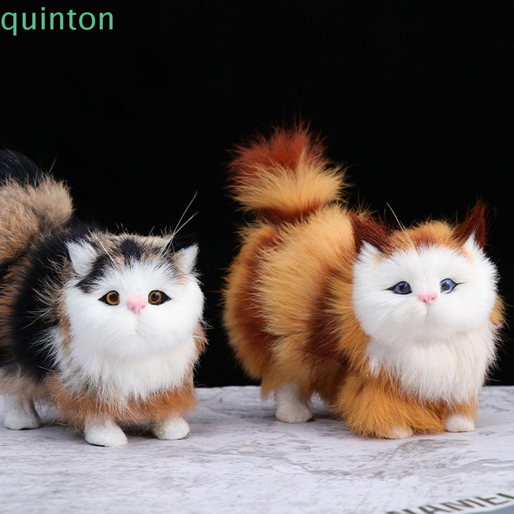 Mèo Nhồi Bông 12CM Trang Trí Đáng Yêu