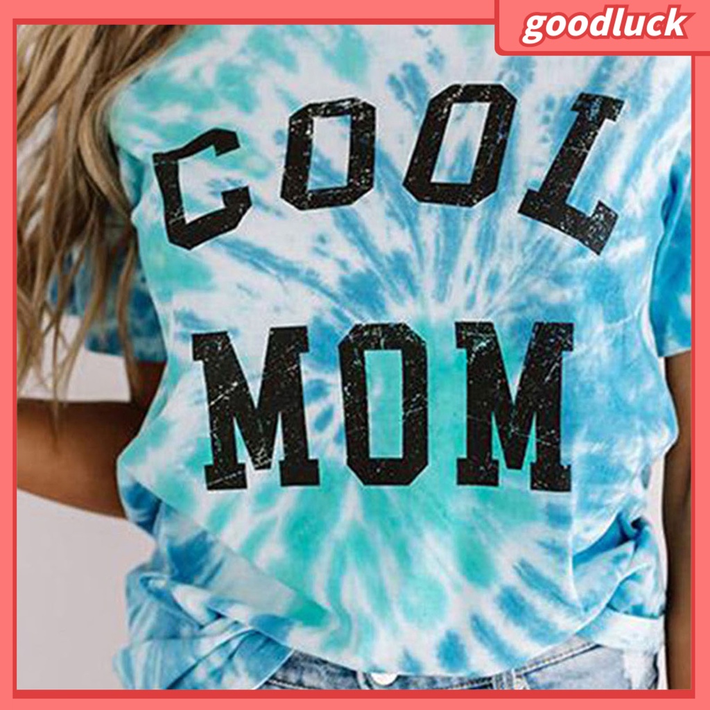 Áo Thun Tay Ngắn In Chữ Thân Thiện Với Da Thời Trang Mùa Hè Cho Nữ