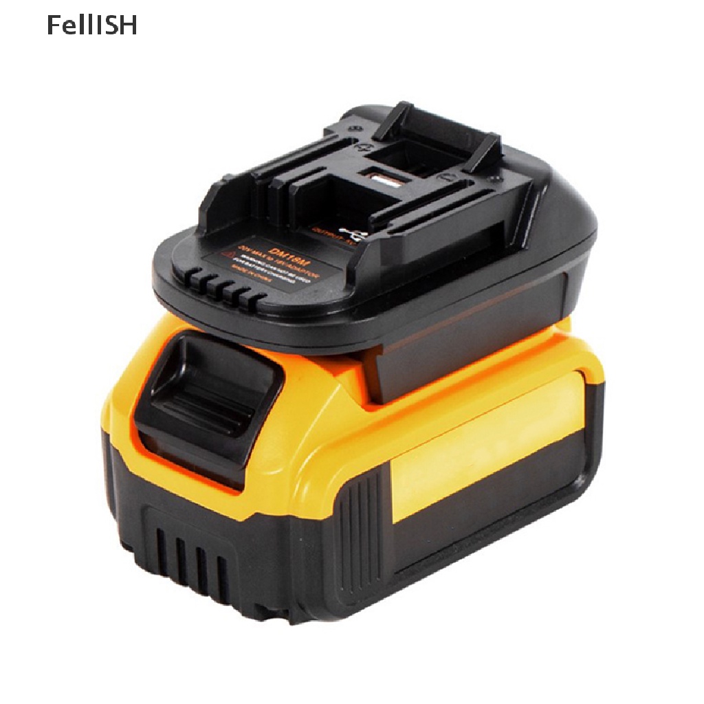 Bộ Chuyển Đổi USB Cho 20V DEWALT DCB200 Milwaukee M18 Sang Makita 18V 439br