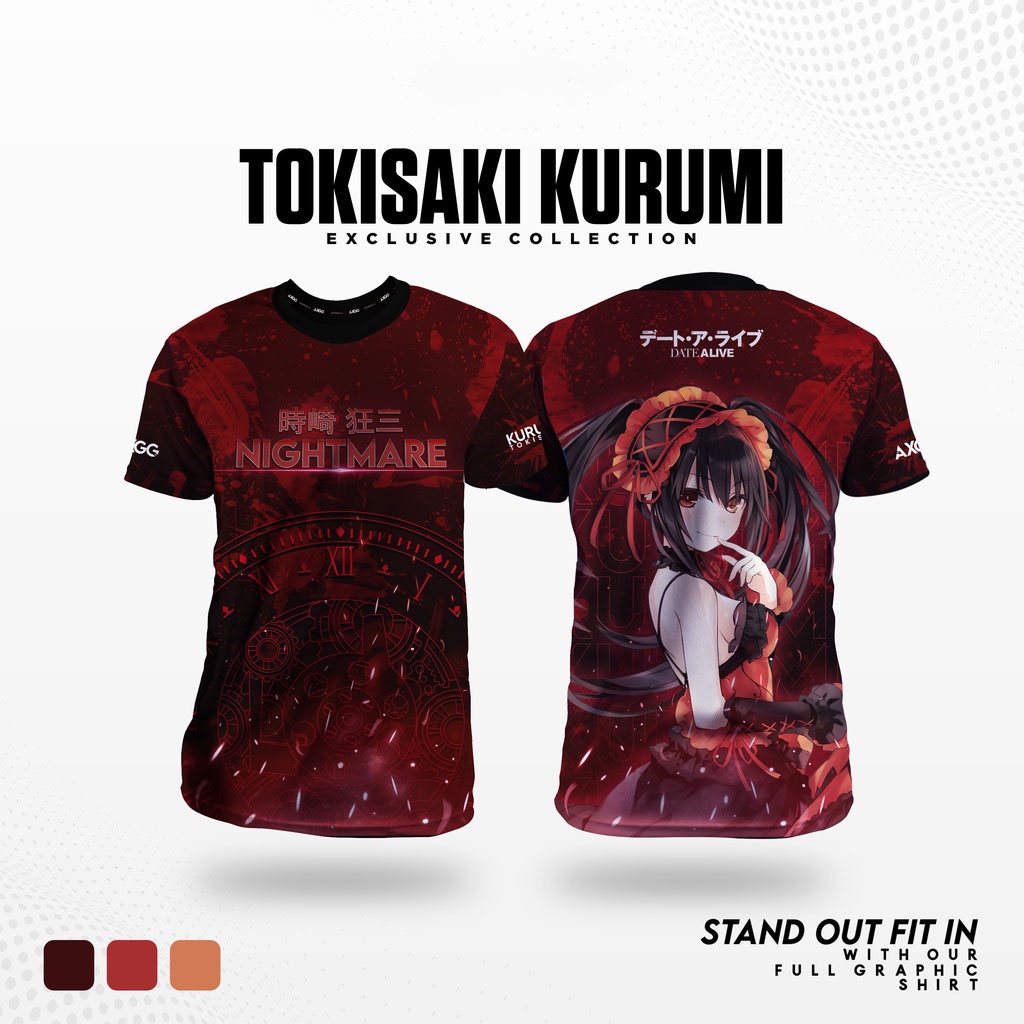 'Date A Live - Áo Sơ Mi Anime Kurumi'