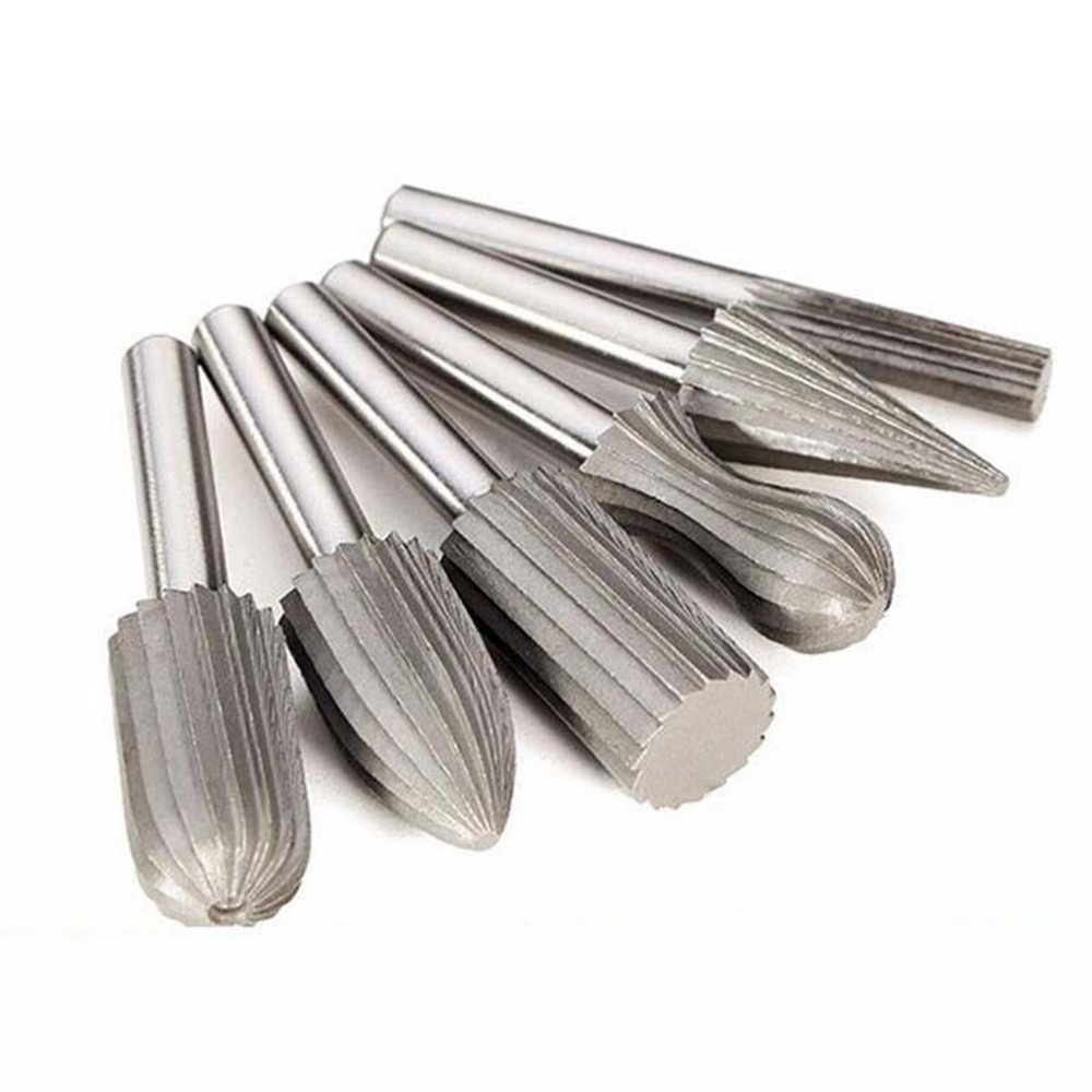 Bộ 6 Mũi Khoan Điêu Khắc Gỗ Tốc Độ Cao Bằng Thép Cứng