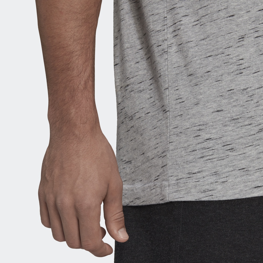 Adidas Phong cách sống Áo Thun Tay Raglan Mélange Essentials Nam Xám HE1796