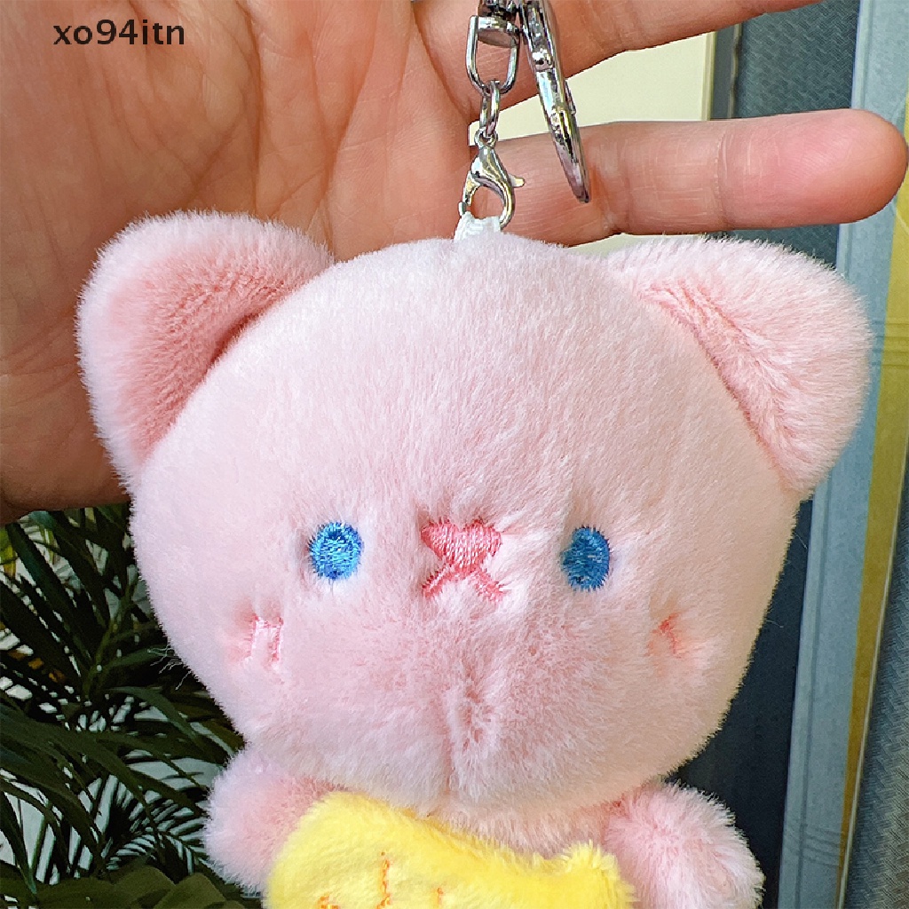 Móc Khóa Hình Mèo Hoạt Hình Nhồi Bông Đáng Yêu