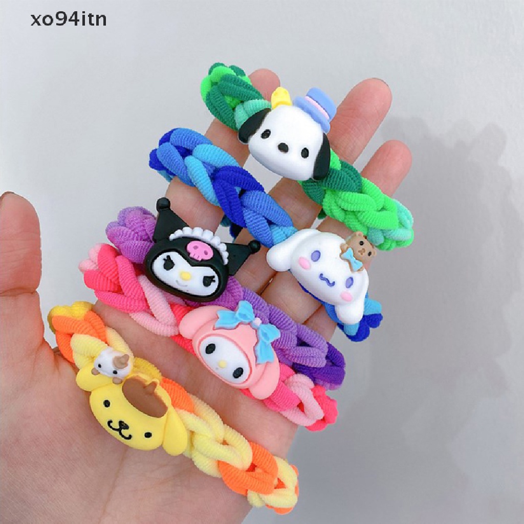 Tn Sanrio Dây Cao Su Đeo Tay Tự Làm Họa Tiết kuromi Hoạt Hình Đáng Yêu Dành Cho Nữ