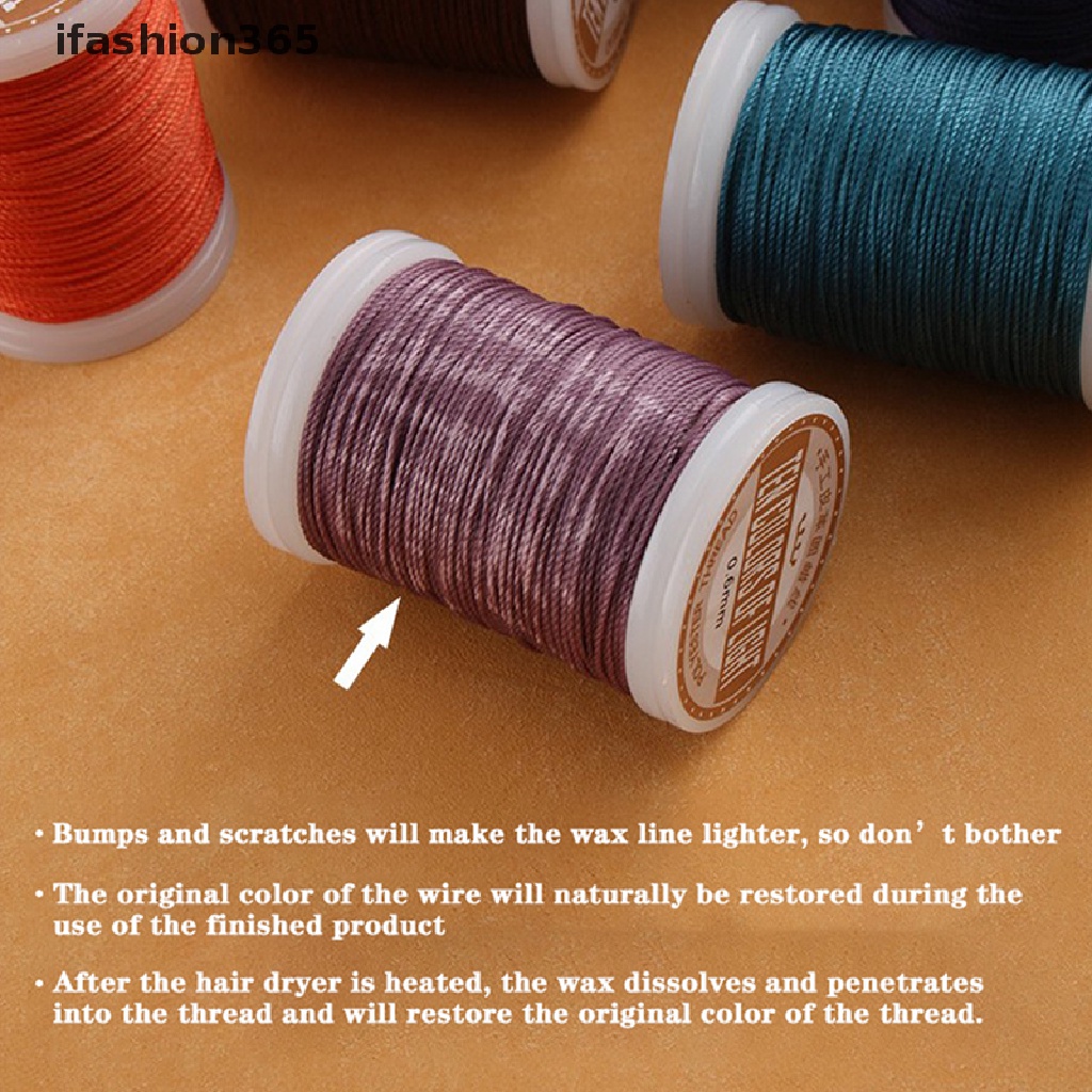 Cuộn Chỉ Sáp Tròn 0.6Mm 0.6Mm Chuyên Dụng Cho Làm Đồ Da Thủ Công ifashion365] 2021