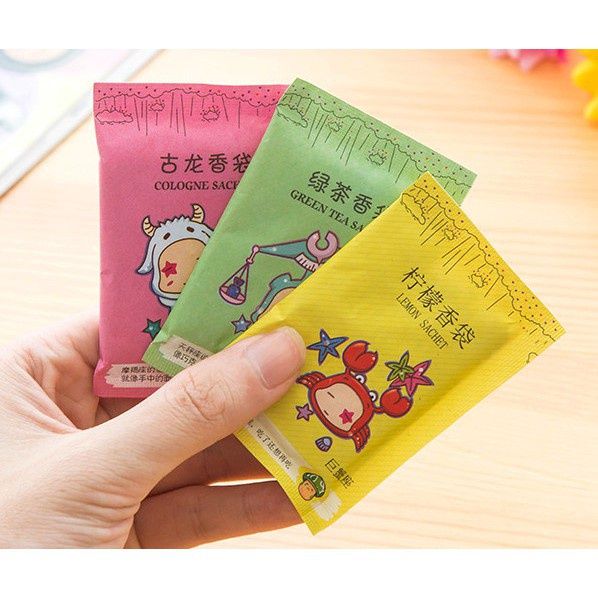 PVN58967 Túi Thơm Mini 12 Cung Hoàng Đạo Để Tủ Quần Áo, Giày Dép