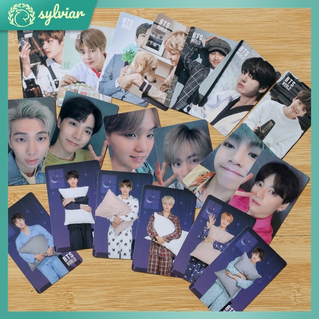 Bộ Thẻ Ảnh Nhóm Nhạc KPOP BTS RM Jin SUGA J-Hope Jung Jimny V Kook Mini