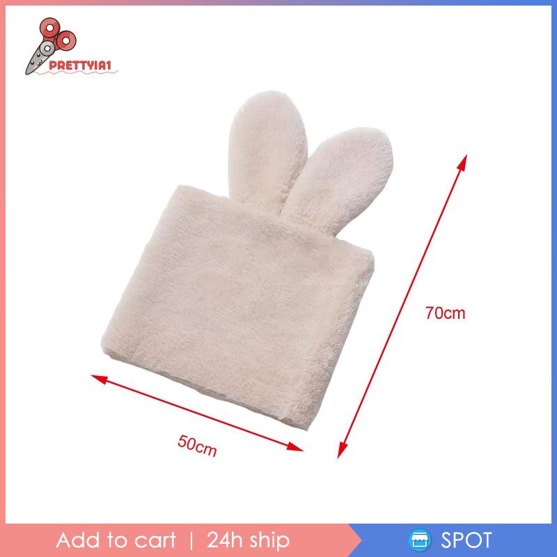 [Prettyia1] Bó Hoa Tai Thỏ Làm Thủ Công Trang Trí Năm Mới DIY