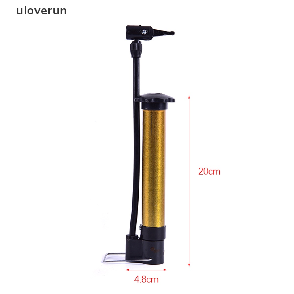 Ống Bơm Xe Đạp Mini Áp Suất Cao Bằng Kim Loại Tiện Lợi