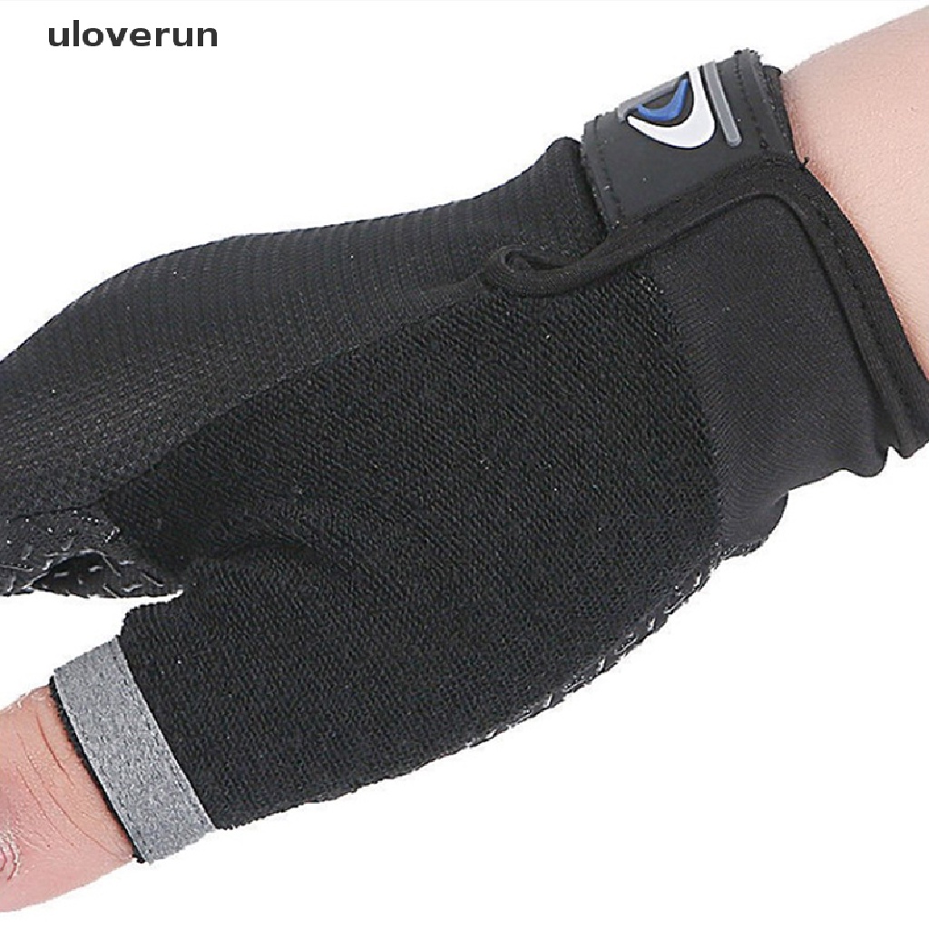 Găng Tay Hở Ngón Chống Nắng Chống Trượt Thoáng Khí Dành Cho Nam Nữ