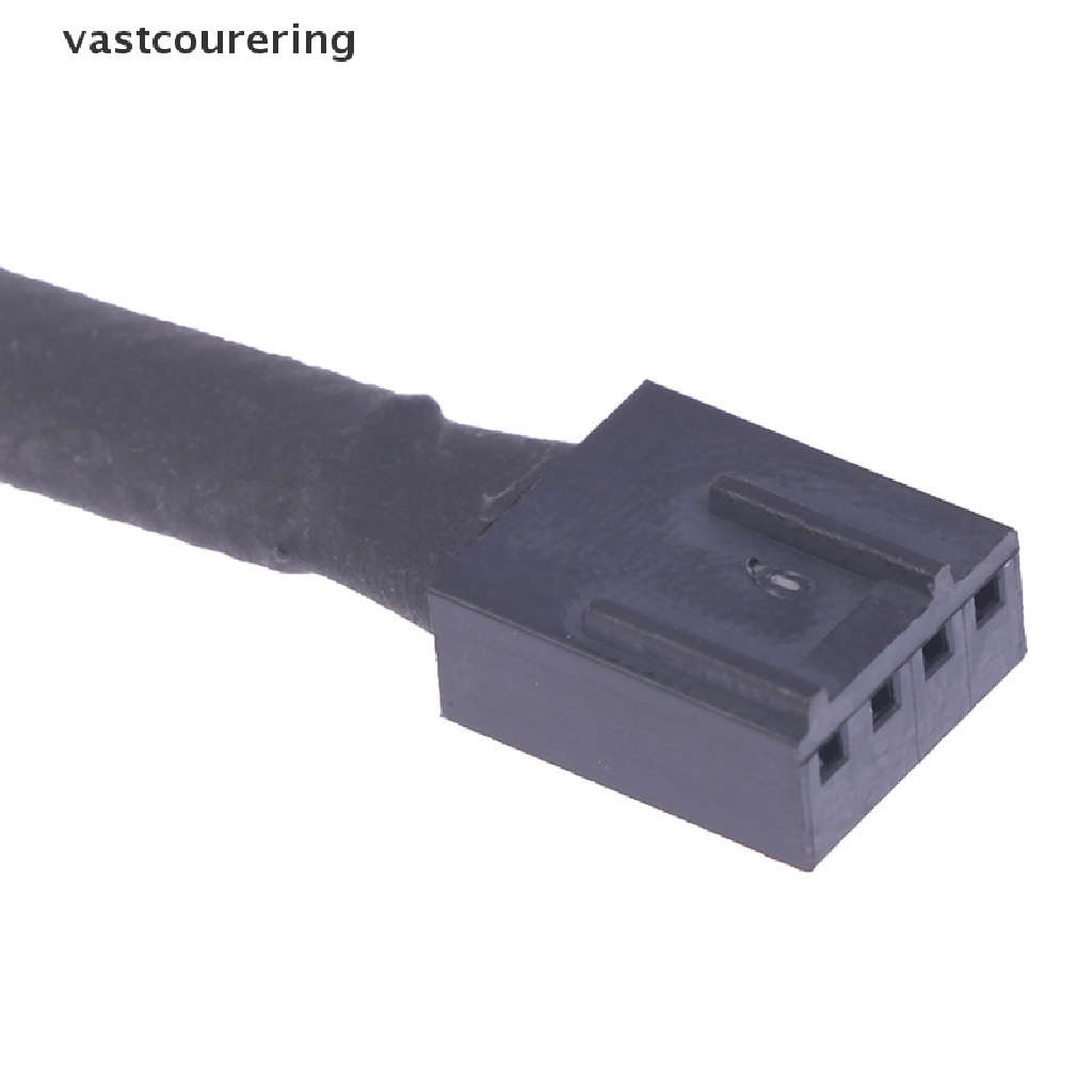 Vỏ Bọc Quạt Tản Nhiệt CPU Màu Đen Có Dây Cáp Chia Cổng Nguồn