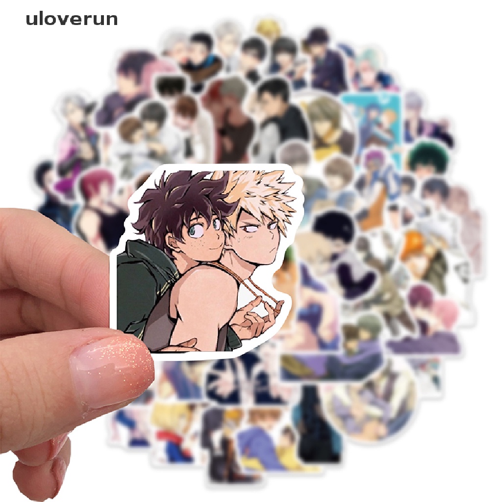 Bộ 50 Miếng Dán Anime BL; yaoi Cho Laptop Ván Trượt Đồ Chơi vn