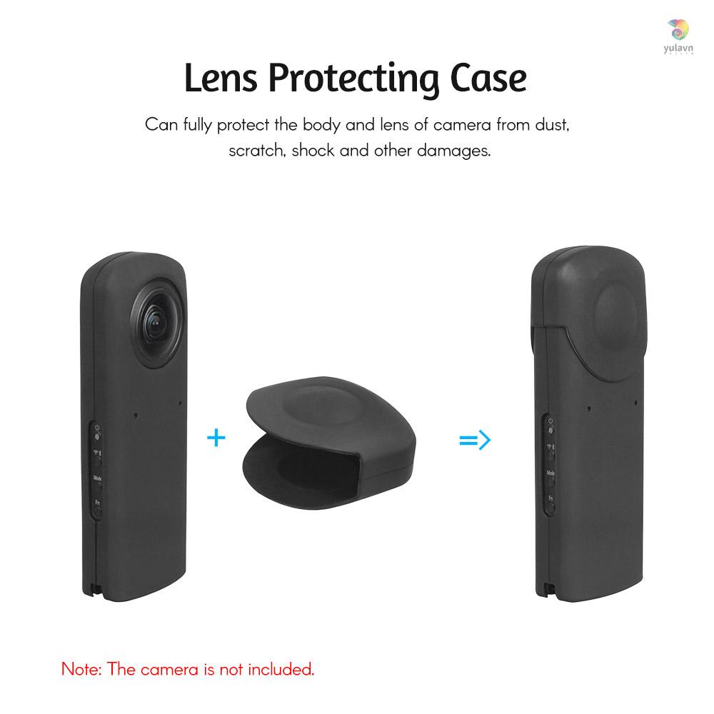 Ốp Điện Thoại Silicon Mềm Chống Sốc Chống Trầy Bảo Vệ Ống Kính Cho Ricoh Theta Z1