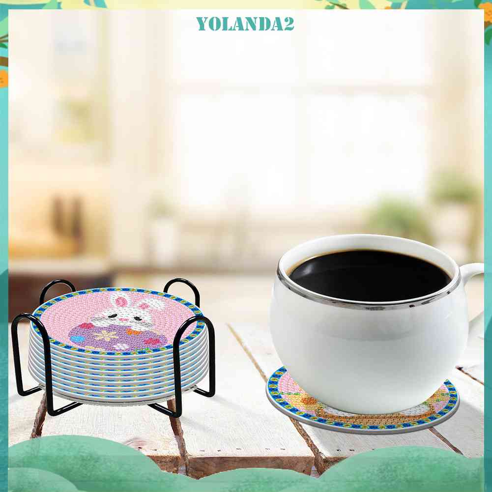 Đế Lót Ly Pha Lê Có Thể Tái Sử Dụng Kèm Giá Đỡ Tiện Lợi Sự Bảo Vệ