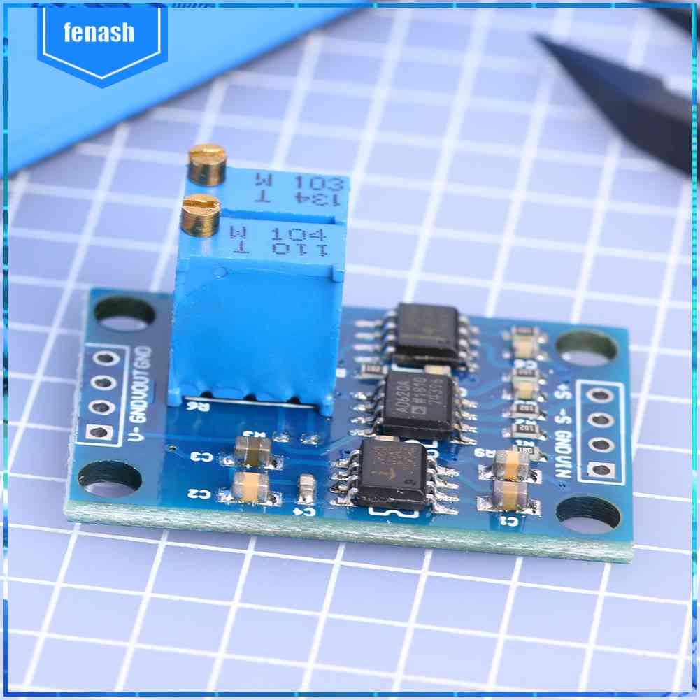 Bảng Mạch Khuếch Đại Tín Hiệu Điện Áp AD620 uV mV Chuyên Dụng