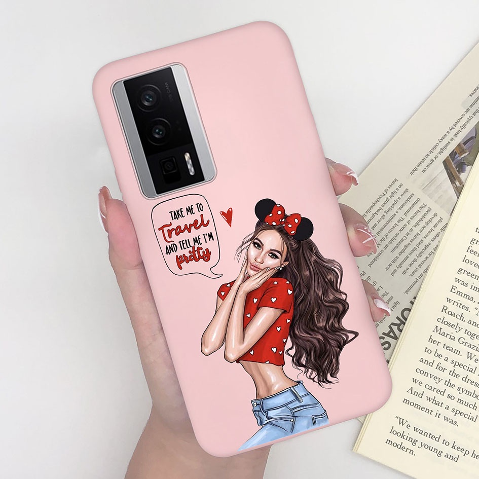 Ốp Điện Thoại Silicon Mềm Mặt Nhám Họa Tiết Bướm / Phi Hành Gia Cho Xiaomi Redmi K60 K60 Pro Bumper 2022 6.67 Inches