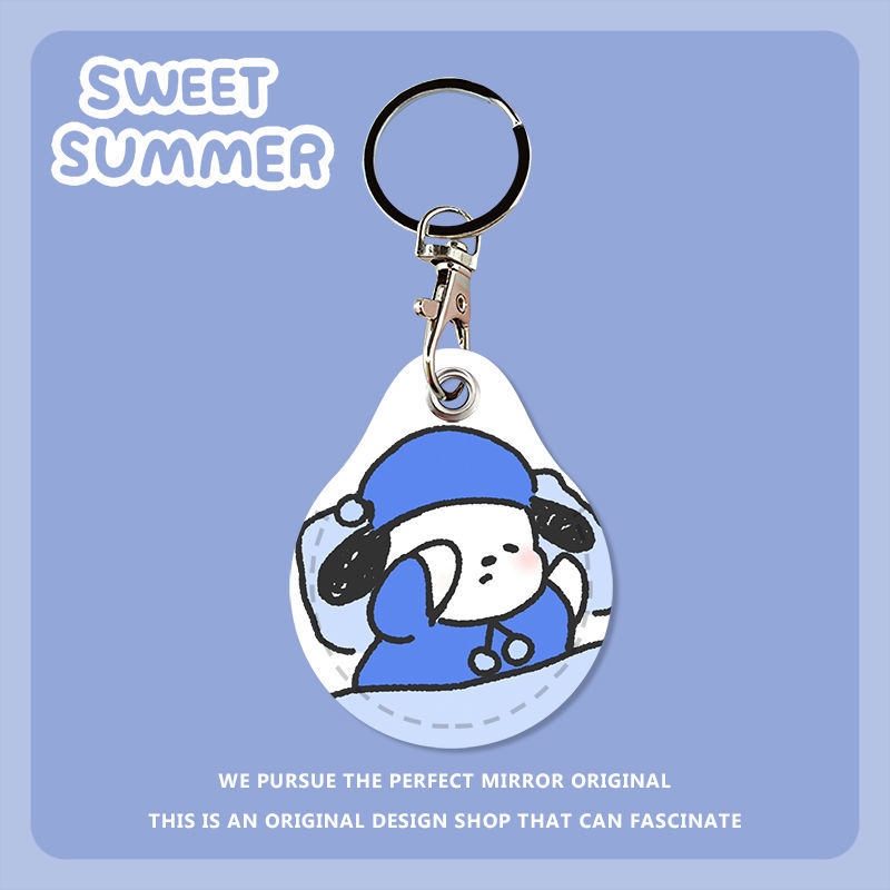 Pacha Móc Khóa Đựng Thẻ Mini Cảm Ứng Hình Giọt Nước Cá Tính Cho Cún Cưng