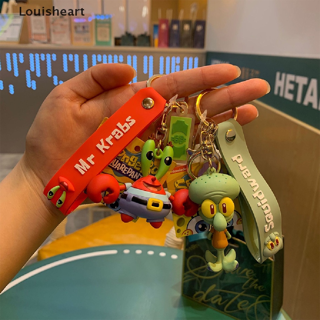 Louisheart Móc Khóa Hình SpongeBob SquarePants Dễ Thương TFG