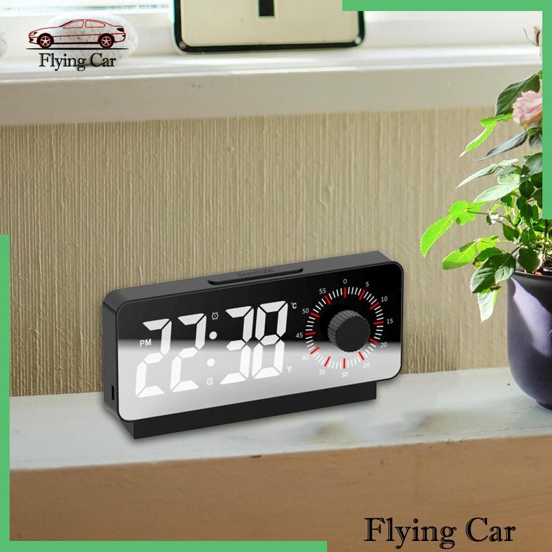 [Lzdjfmy2] Đồng Hồ Báo Thức Điện Tử Màn Hình LED Lớn Hiện Đại Cho Phòng Ngủ