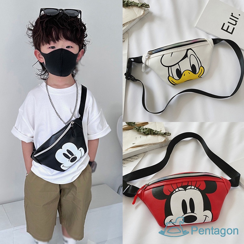 Túi Đeo Chéo In Họa Tiết Hoạt Hình Dễ Thương Phong Cách Hàn Quốc