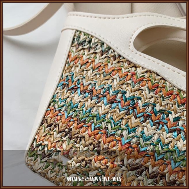 Túi Đeo Chéo Dệt Tay Phong Cách Bohemian Ngọt Ngào Cho Nữ