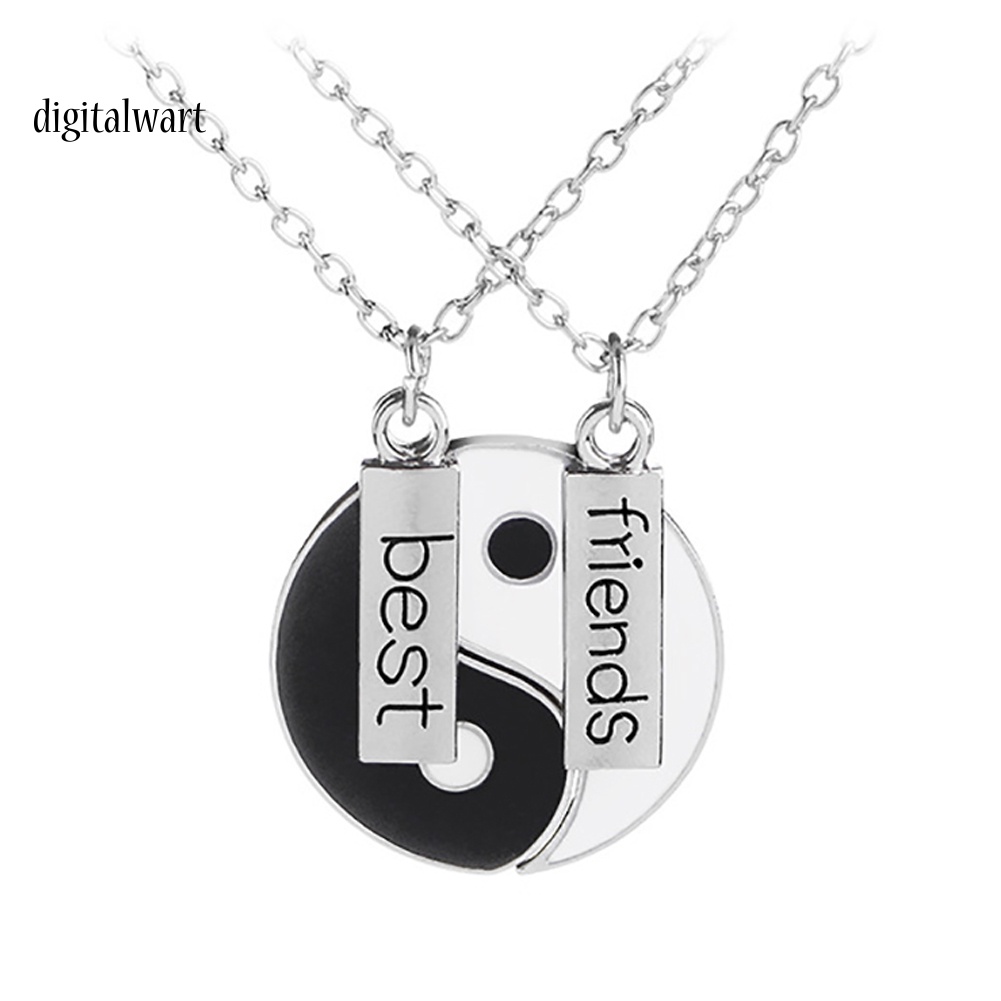 Kỹ Thuật Số| Vòng cổ MặT Chữ Best Friends ThờI Trang