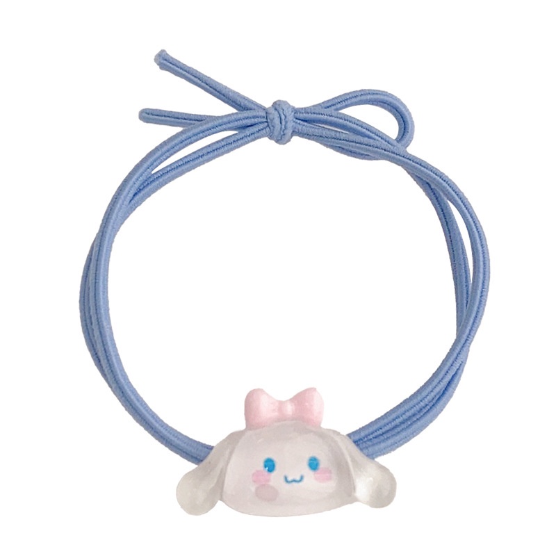 1 Dây Cột Tóc Cao Su Co Giãn In Hình Kuromi Melody Dễ Thương Cho Bé