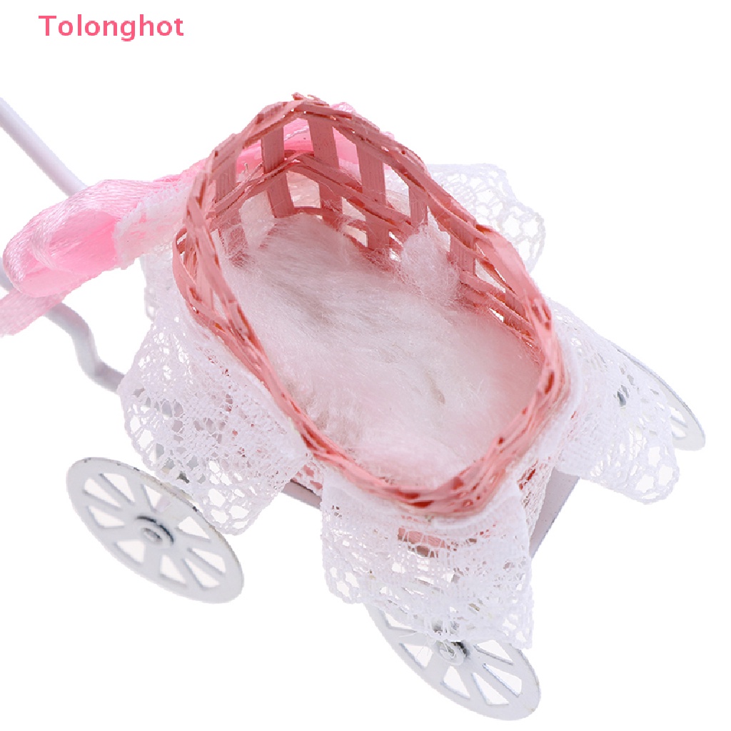 1 Mô Hình Xe Ngựa Gỗ Mini Tỉ Lệ 1: 12 Trang Trí Nhà Búp Bê